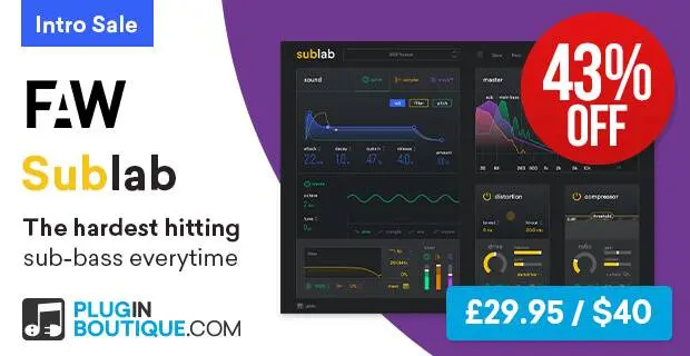 Future Audio Workshop SubLab Sale