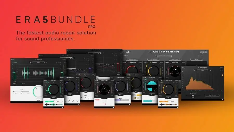 Accusonus released ERA 5 Plugin Bundles & SFX Cellar