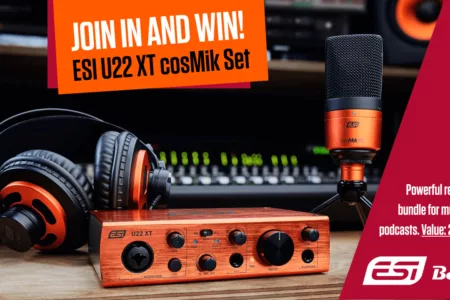 Featured image for “Win yourself an ESI U22 XT cosMik Set for recording”