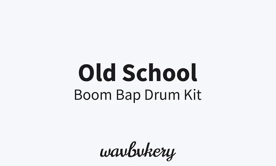Wavbvkery released Free Boom Bap Drum Kit