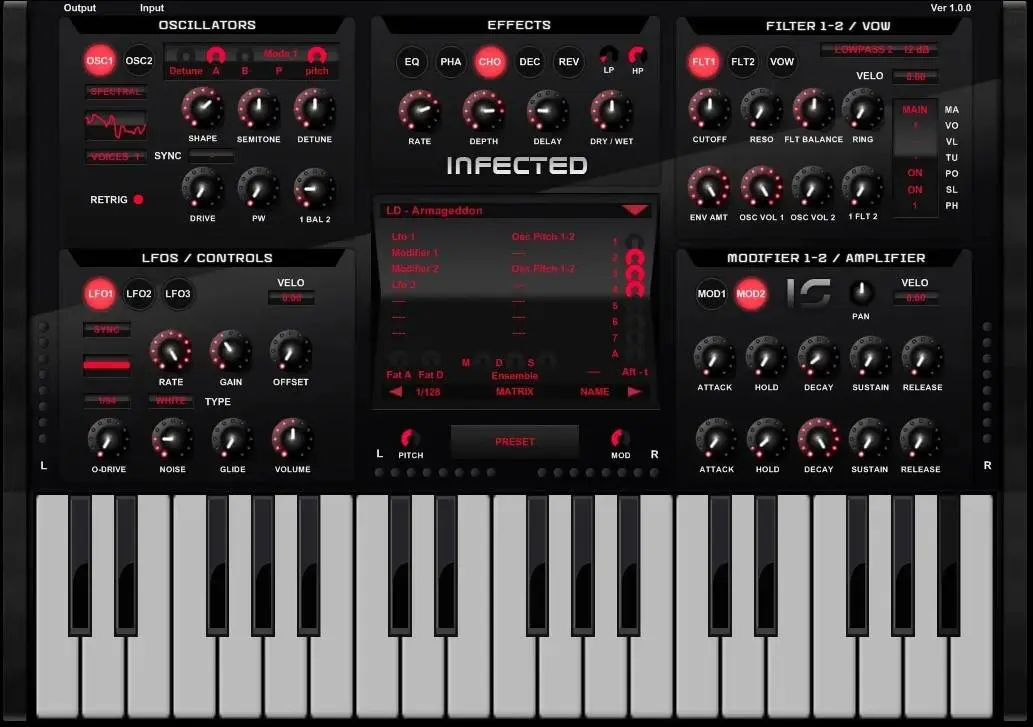 Infected – New analog synthesizer by Infected Sounds