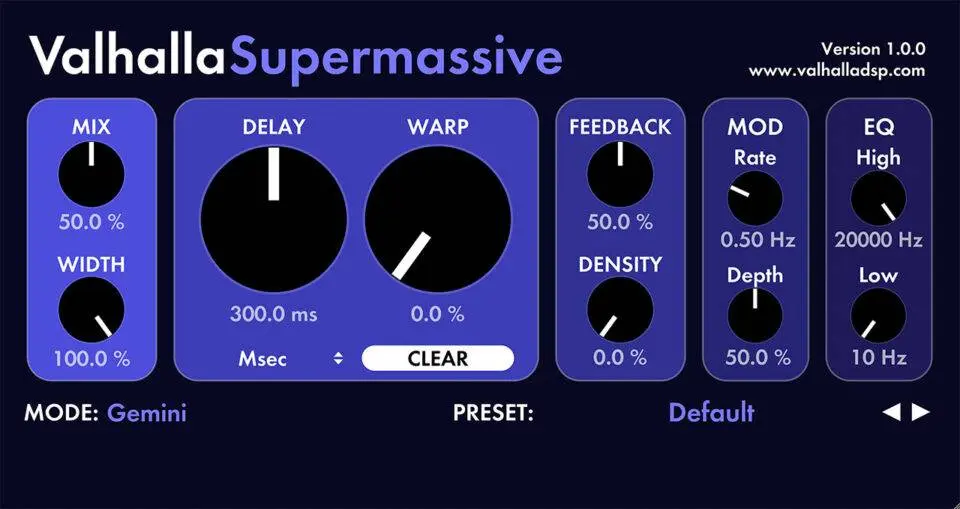 Valhalla releases free delay and reverb plugin Supermassive