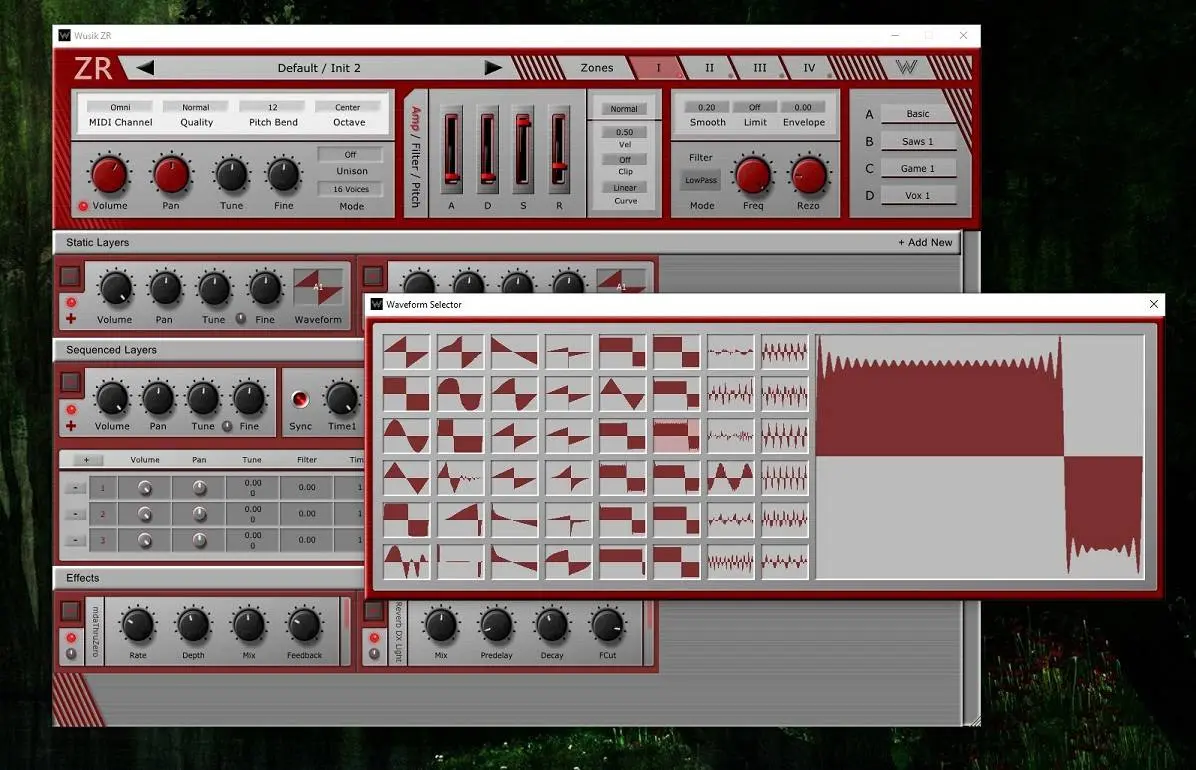 Samplebased synthesizer Wusik ZR now for free