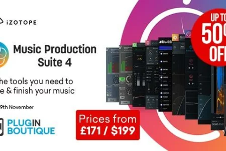 Featured image for “iZotope Music Production Suite 4 Sale”