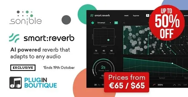 sonible smart:reverb & smart:bundle Sale