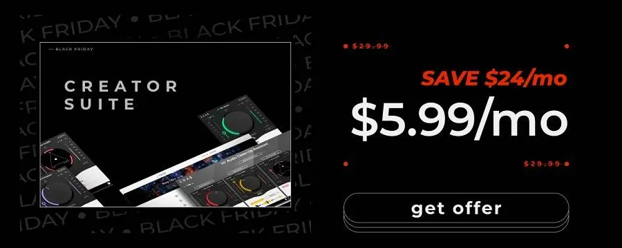 Accusonus Black Friday Offers