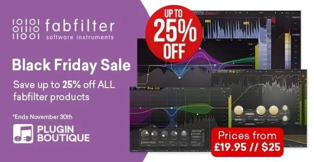 FabFilter Black Friday Flash Sale