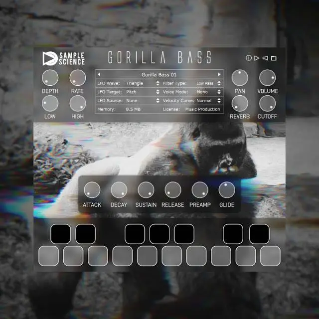 SampleScience releases free bass plugin Gorilla Bass