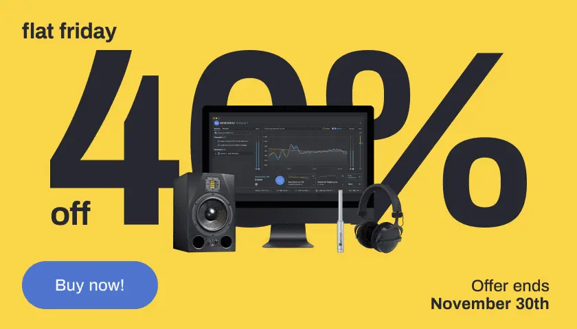 Sonarworks Black Friday Sale with 40% off