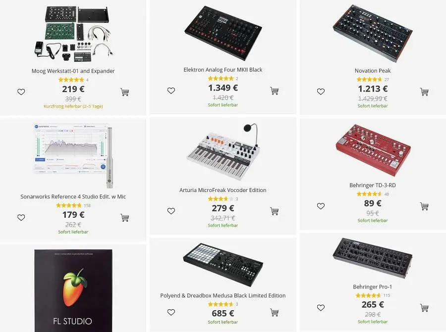 Best Audio Hardware Deals Black Friday 2020 at Thomann