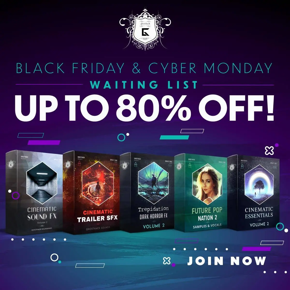 Black Friday Madness for Music Producers and Filmmakers by Ghosthack