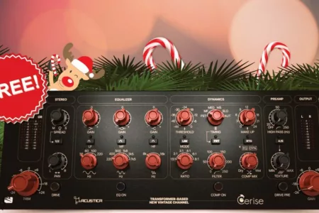 Featured image for “Christmas gift by Acustica Audio: Free Channelstrip Cerise”