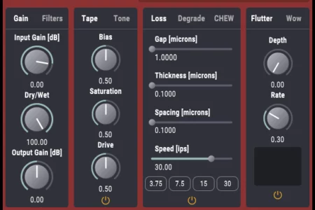 Featured image for “ChowTape – Tape Distortion Plugin by Chowdhury DSP”