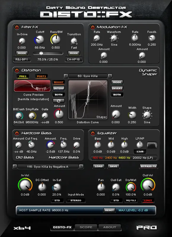 Distortion effect for free – Disto FX