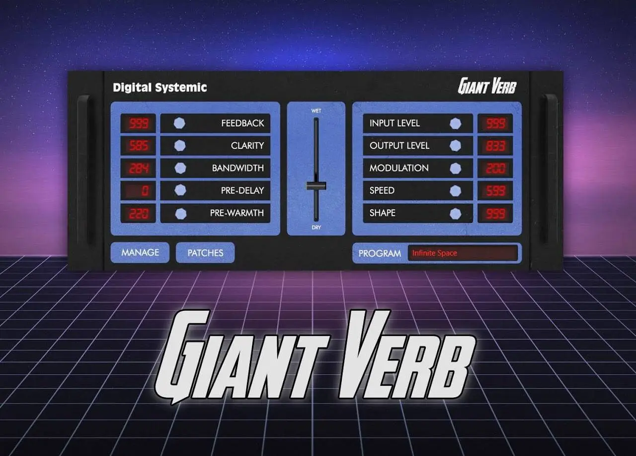 Giant Verb – Free reverb plugin for infinite spaces Digital Systemic Emulations