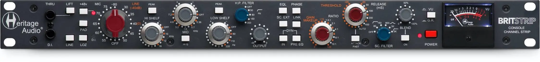 Heritage Audio releases channel strip BritStrip