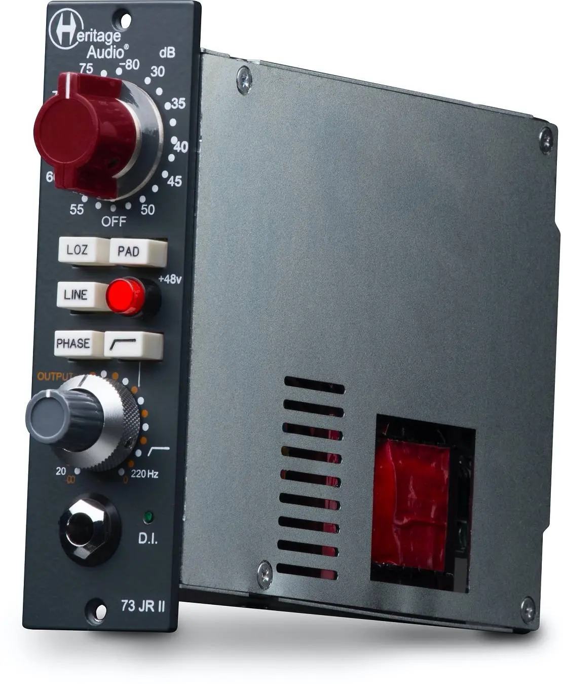 Heritage Audio advances already classic single slot 500 Series true 73 style mic preamp as 73JR II