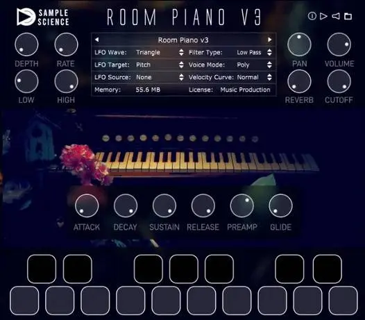Room Piano v3 for free by SampleScience