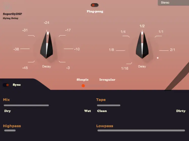 SuperflyDSP releases free Flying Delay