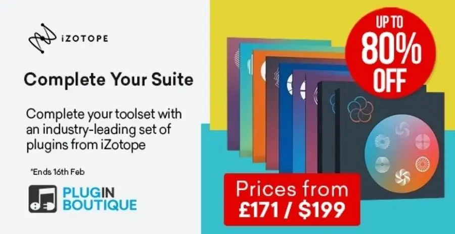 iZotope Complete Your Suite Sale