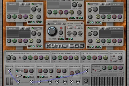 Featured image for “Free FM synthesizer Kuma 508 by beatassist”