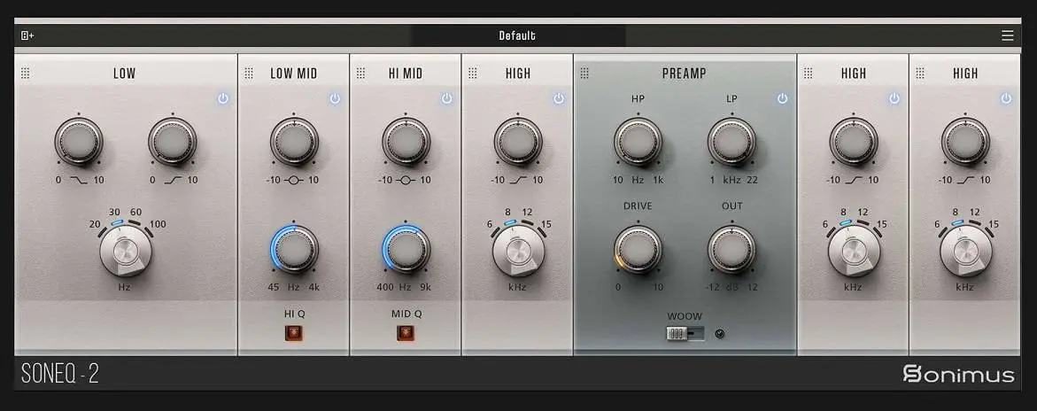 Sonimus announces the release of the new plugin SonEQ 2