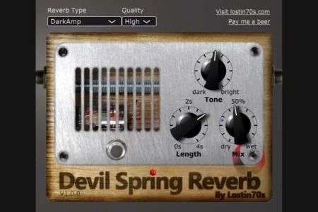 Featured image for “Lostin70s releases free spring reverb plugin”