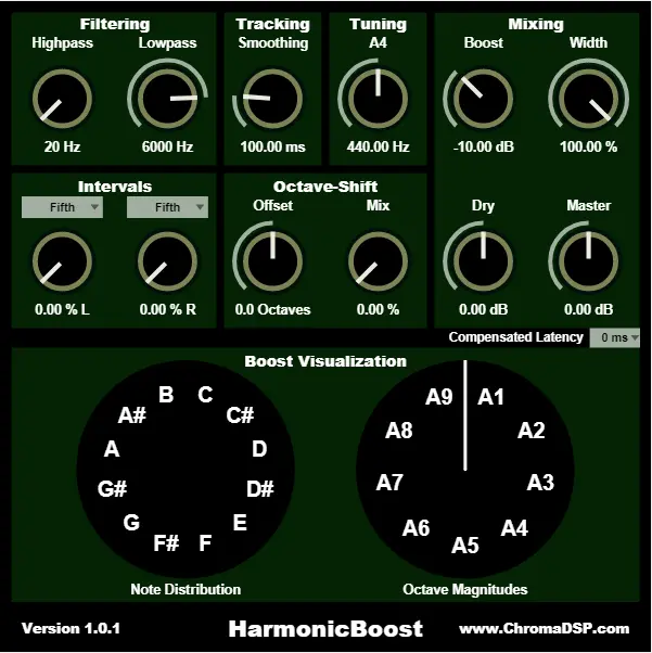 ChromaDSP releases free enhancer tool HarmonicBoost