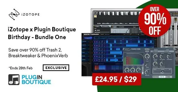 iZotope x Plugin Boutique Birthday – Bundle One Sale