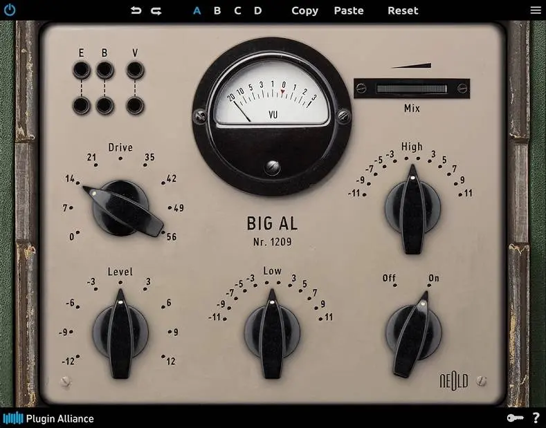 Plugin Alliance releases tube saturator plugin BIG AL from NEOLD