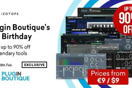 Featured image for “Plugin Boutique’s 9th Birthday: iZotope Sale (Exclusive)”