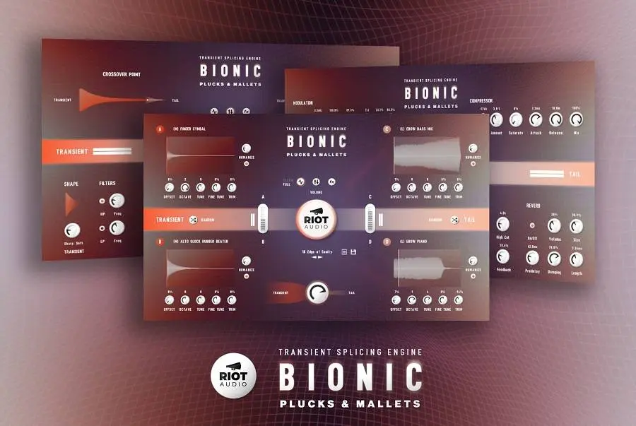 Riot Audio released Bionic Plucks and Mallets + free light version