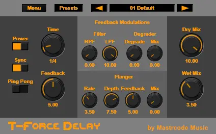 T Force Delay – Free delay by Mastrcode Music