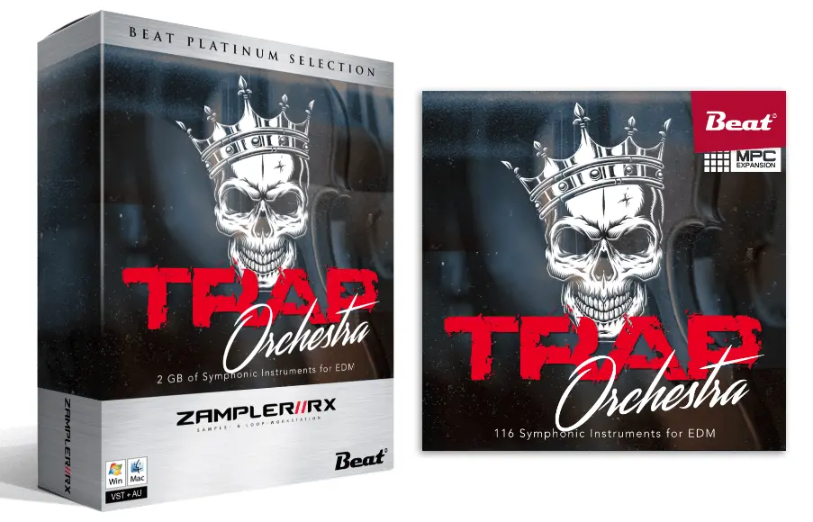 2 GB of Symphonic Instruments: Trap Orchestra for Zampler & MPCs