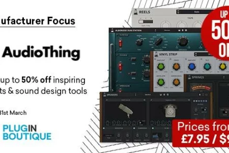 Featured image for “Exclusive AudioThing Sale at Plugin Boutique”