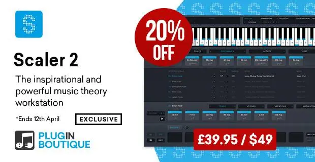 Plugin Boutique Scaler 2 Spring Sale (Exclusive)