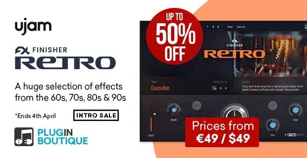 UJAM Finisher RETRO Introductory Sale