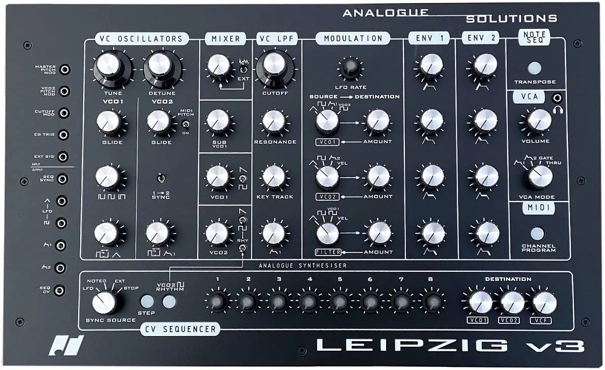 Analogue Solutions releases analogue synth and sequencer Leipzig v3