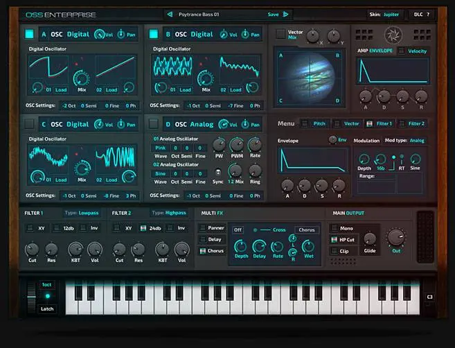 OSS Enterprise – Free hybrid synthesizer