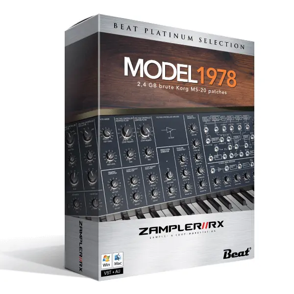 Over 2 GB brute Korg MS 20 sounds: Model 1978 for Zampler & MPCs