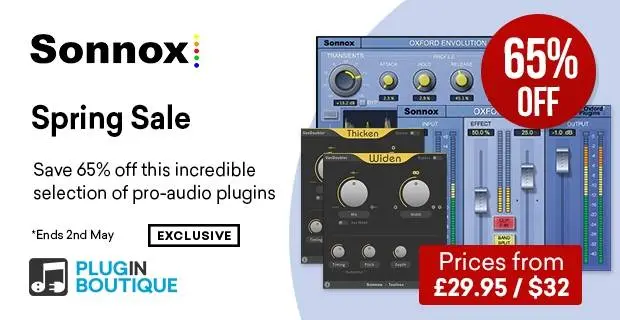 Sonnox Spring Sale