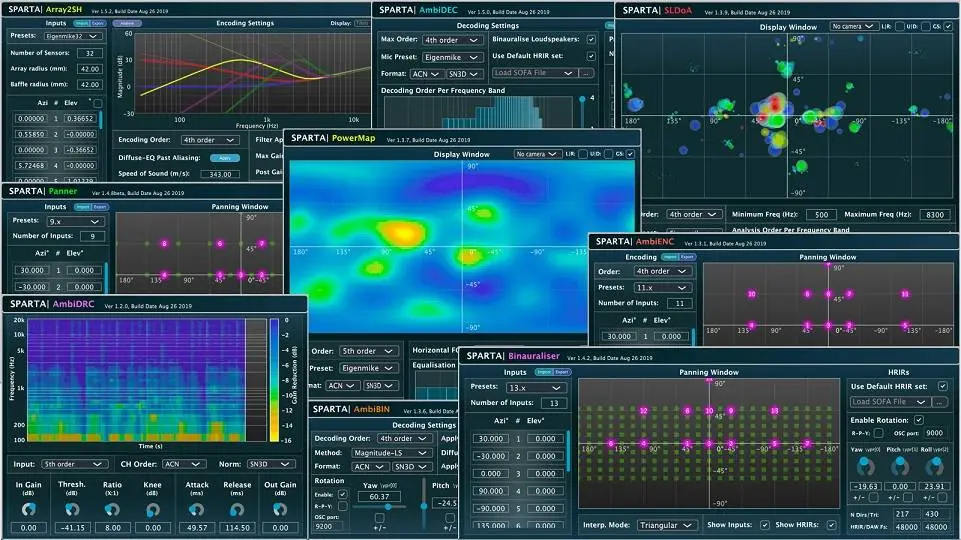 SPARTA – Free spatial audio production by Leo McCormack