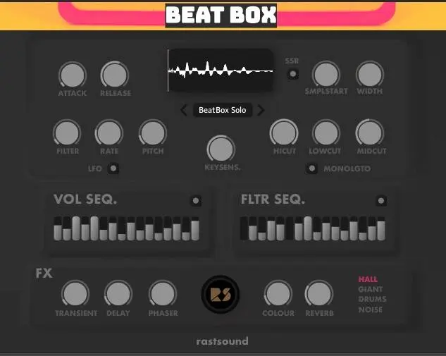 Rast Sound released Beat Box for free