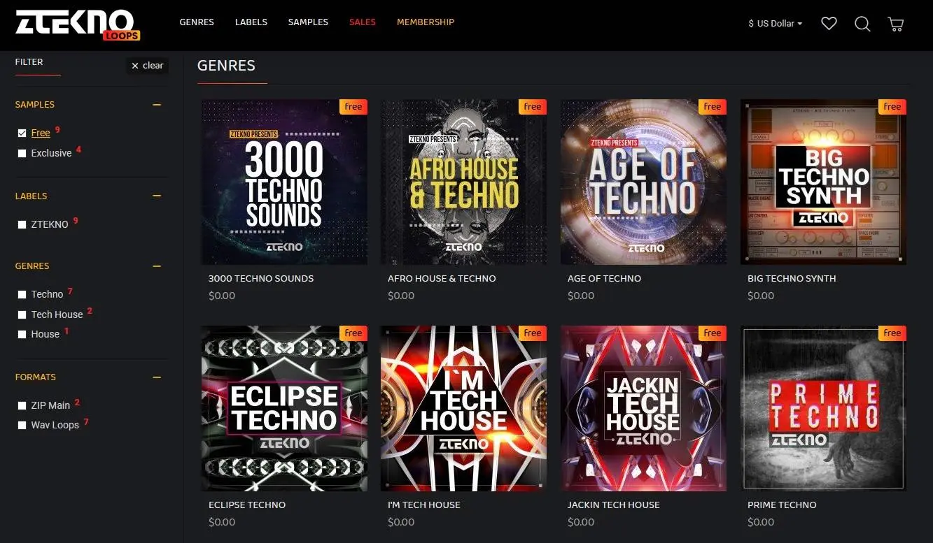 Techno & TechHouse samples for free by ZTekno