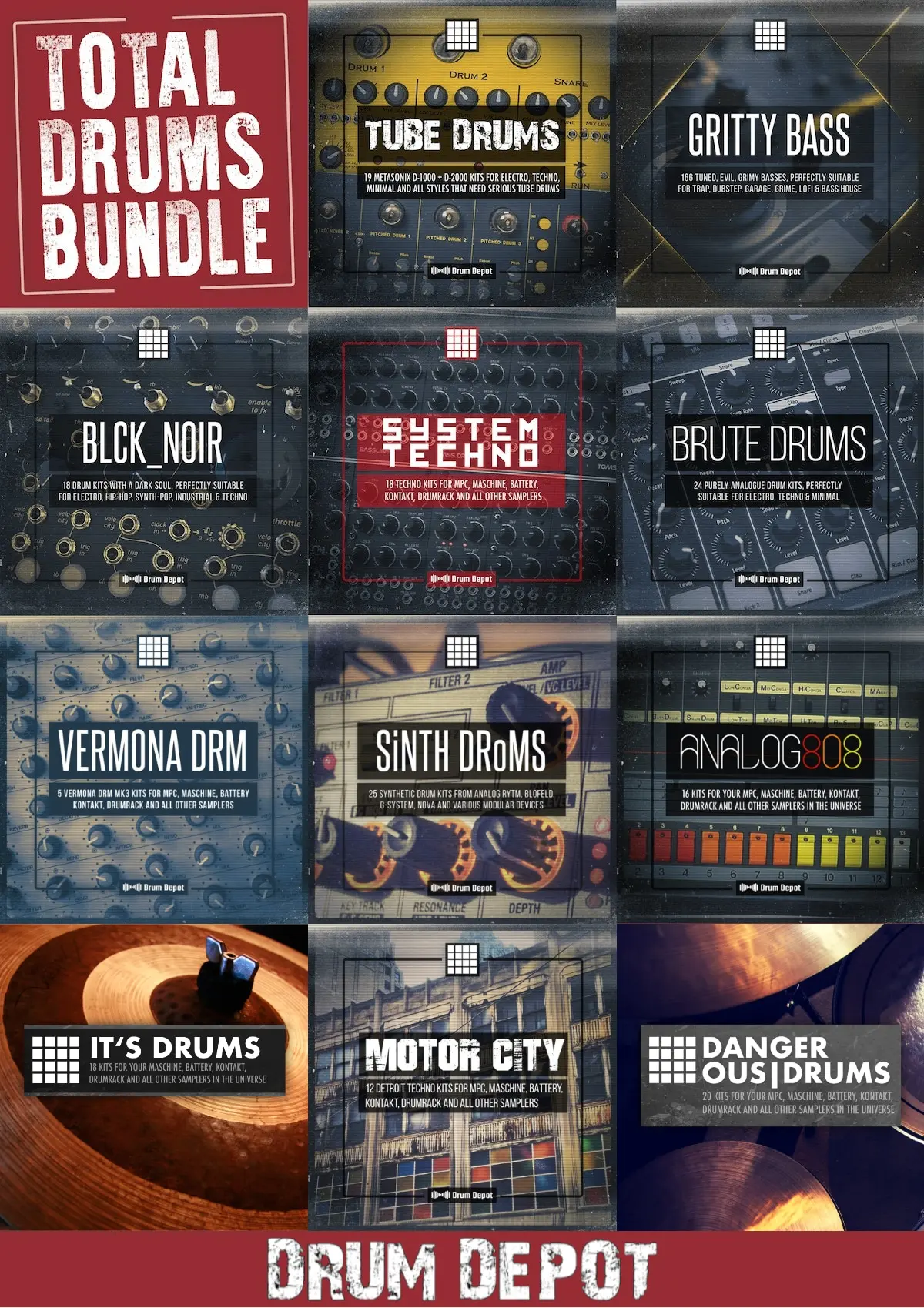 Deal: 78% off Total Drums Bundle by Drum Depot