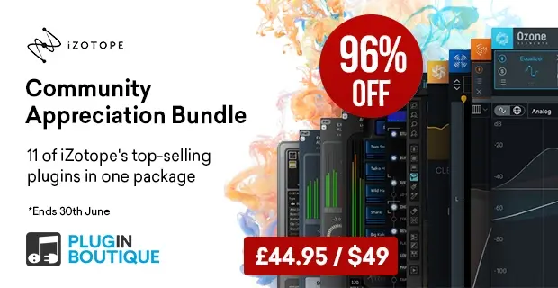 Get 11 iZotope Plugins for $49