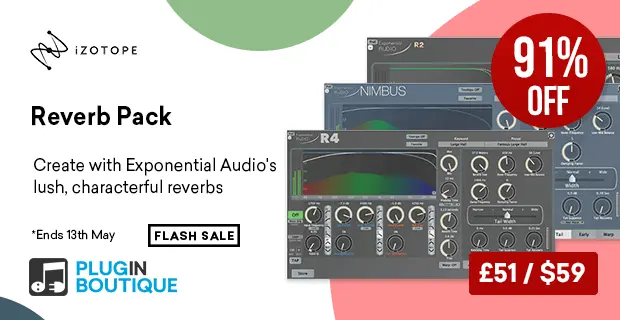 iZotope Reverb Pack Flash Sale