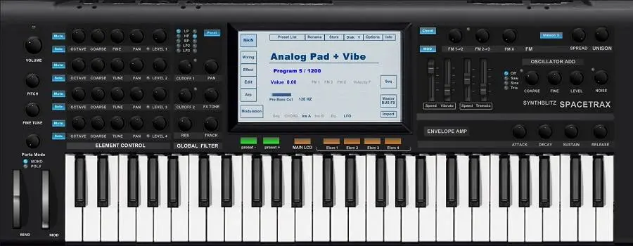 Synthblitz Audio released Spacetrax synthesizer