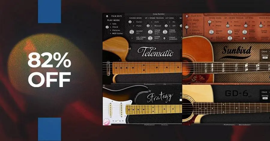 Deal: Acoustic Samples Guitar Bundle by Acoustic Samples 82% off