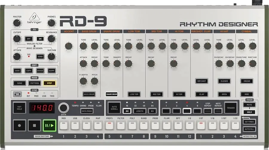 Behringer announced availability of RD 9